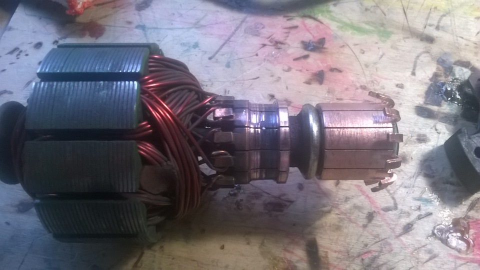 Восстановление коллектора мотора печки — Pontiac Vibe (1G), 1,8 л, 2003 ...