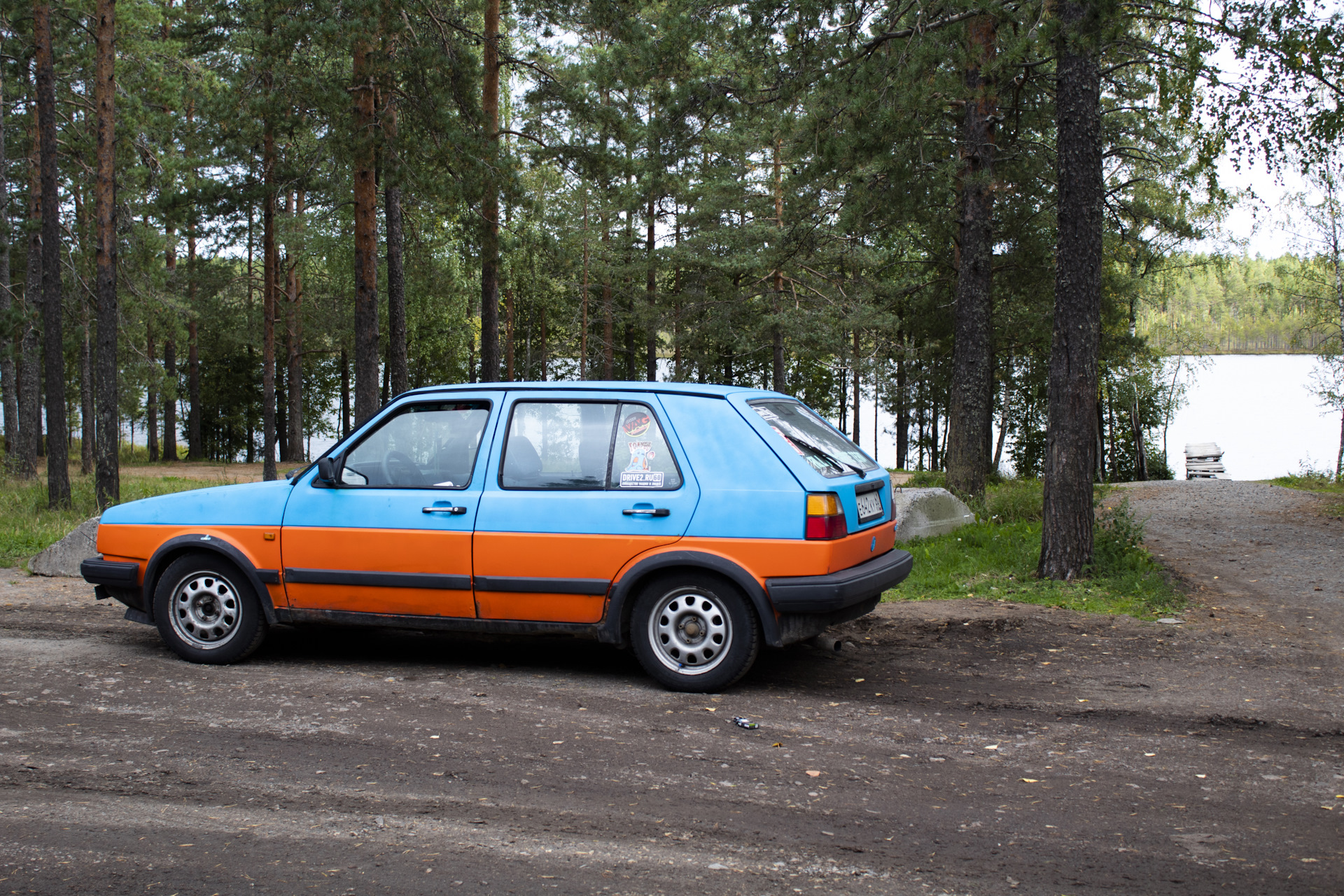 46. Путешествие на Курлыке. Много птичьих фото с: — Volkswagen Golf Mk2,  1,8 л, 1988 года | путешествие | DRIVE2