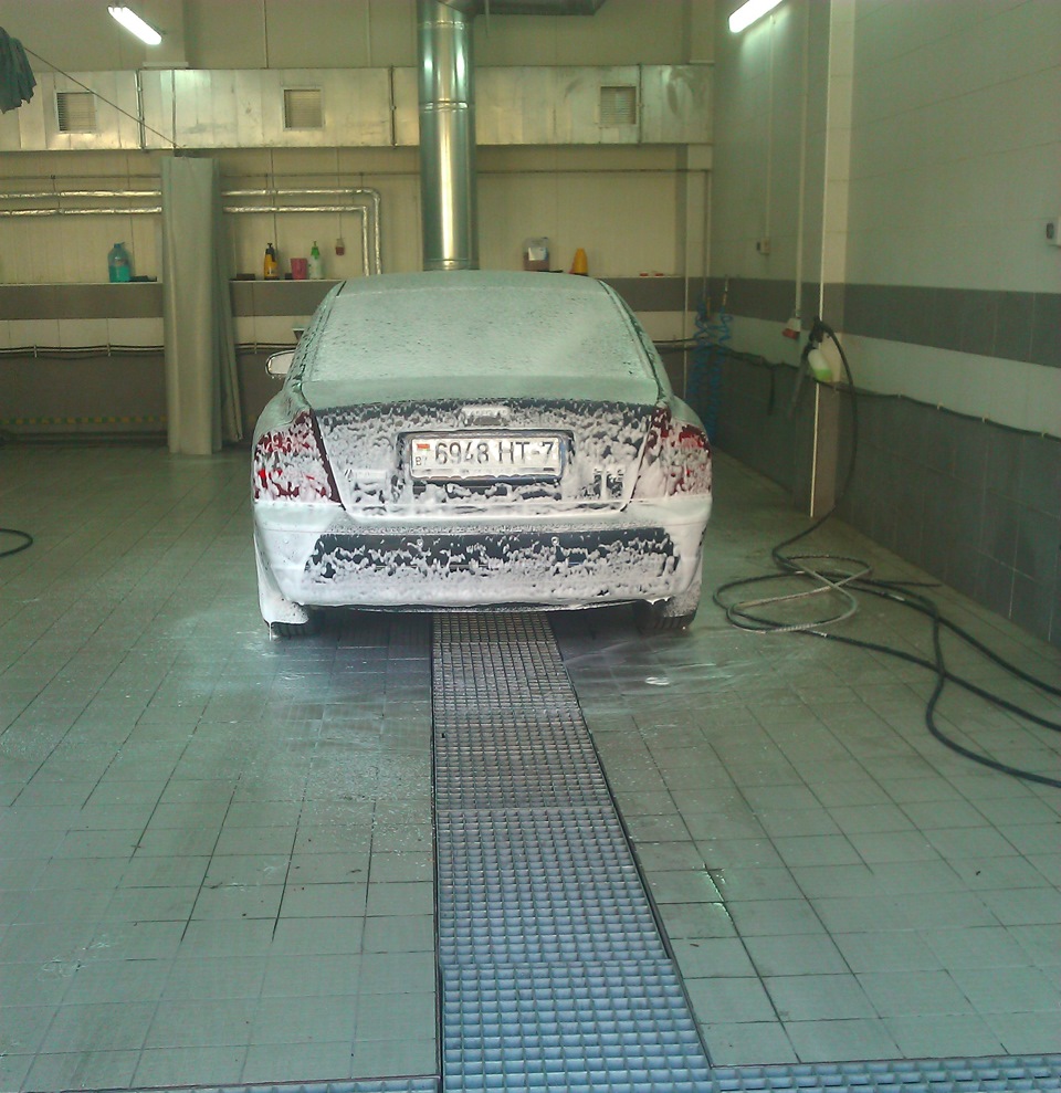 Ну и в конце на мойку) — Volvo S80 (1G)