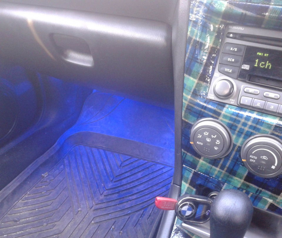 Подсветка ног. Часть I — Subaru Impreza (GD, GG), 1,5 л., 2006 года ...