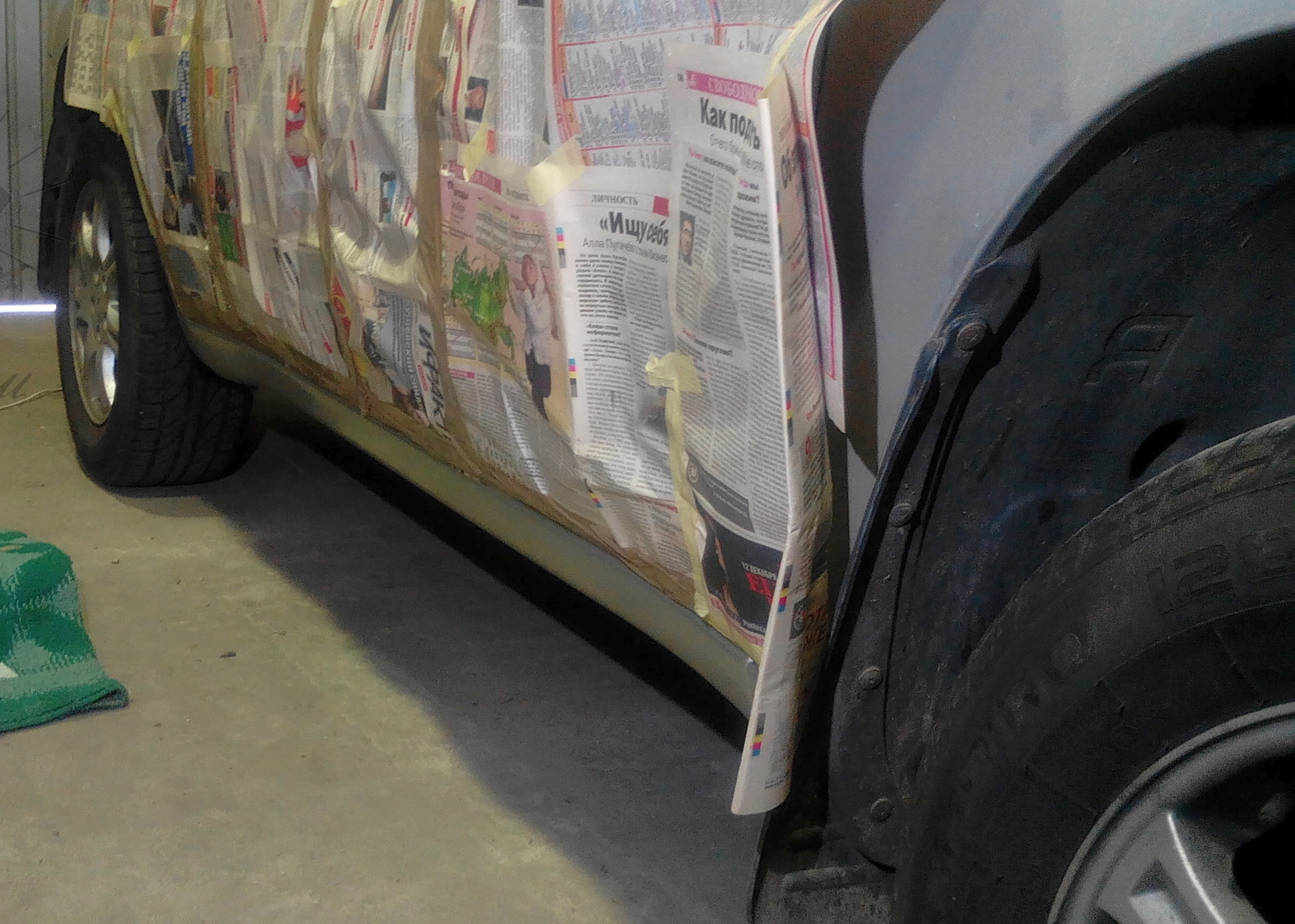 Антигравий. — Chery Tiggo 1, 1,6 л, 2013 года | кузовной ремонт | DRIVE2