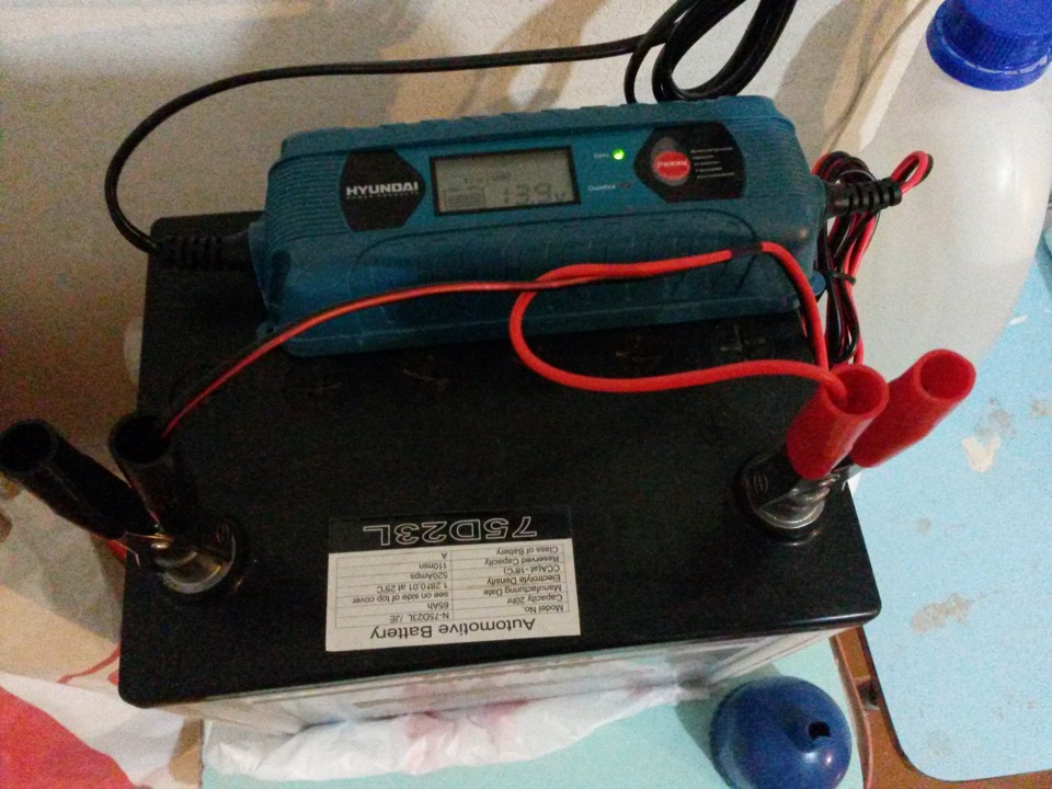 Реанимация аккумулятора — Mitsubishi Lancer IX, 1,6 л, 2007 года ...