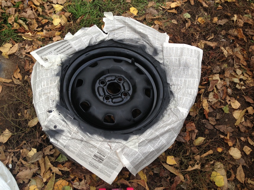 подготовка зимних колес — Hyundai Getz, 1,4 л, 2006 года | расходники ...