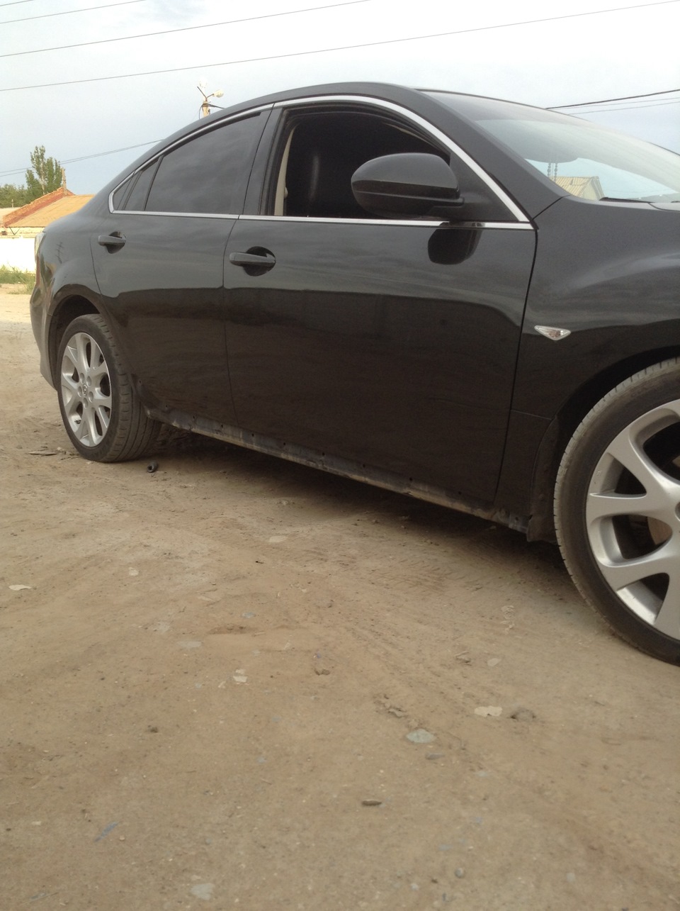 Поцарапал парог с пустя 1 недели)) — Mazda 6 (2G) GH, 2 л, 2009 года ...