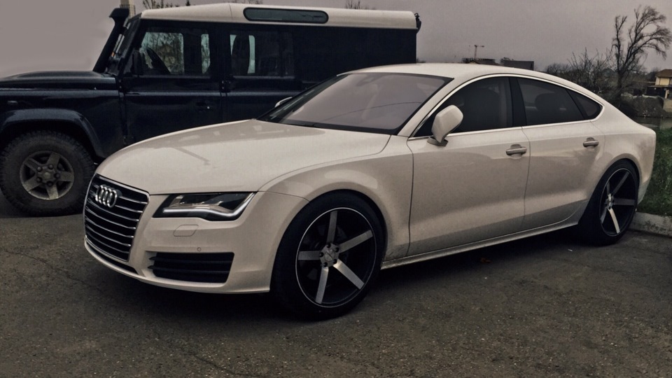 audi a7 sportback white 2 8 drive2