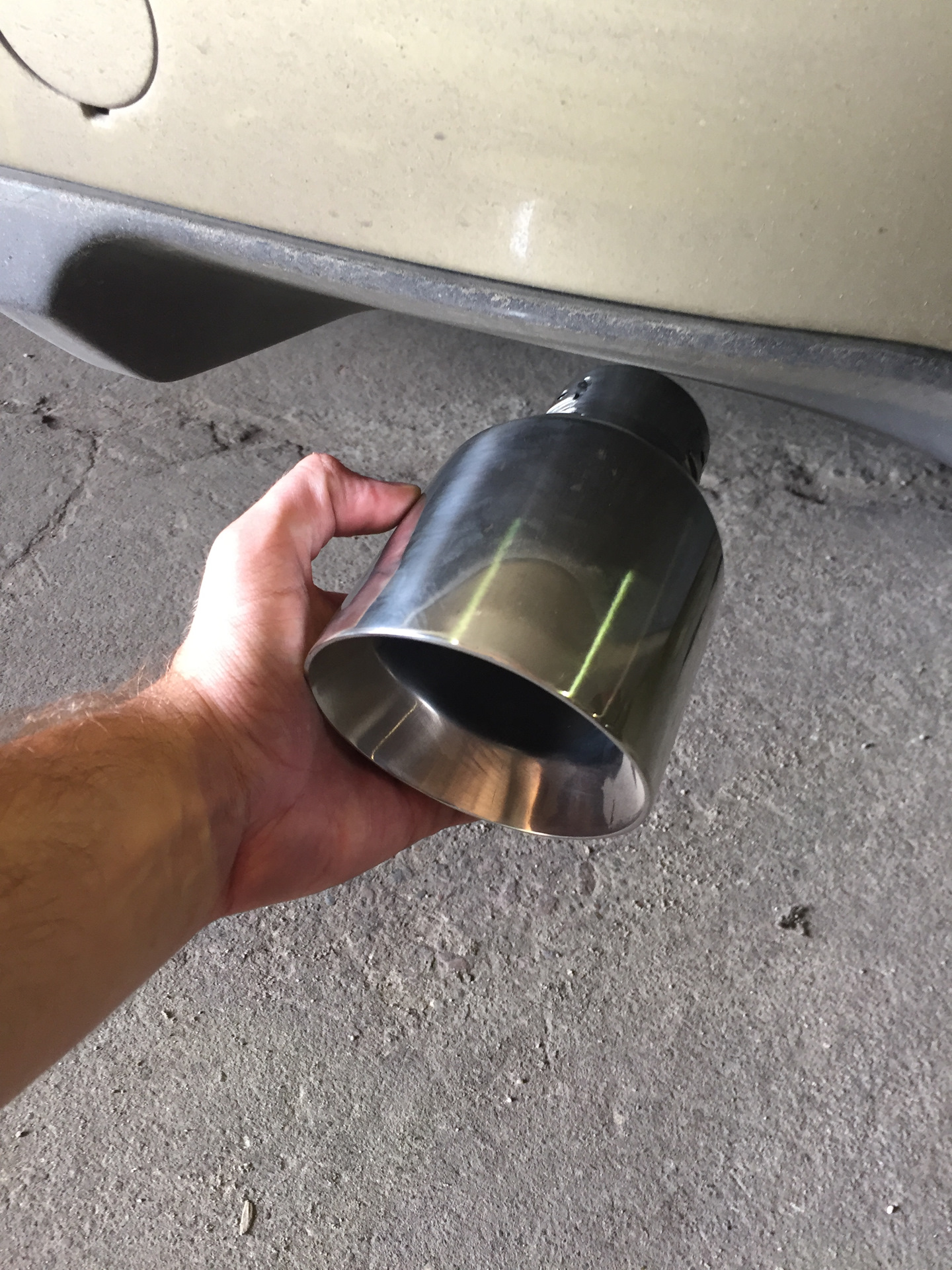 Переделка выхлопа на две стороны. — Ford S-Max (1G), 2,5 л, 2006 года ...