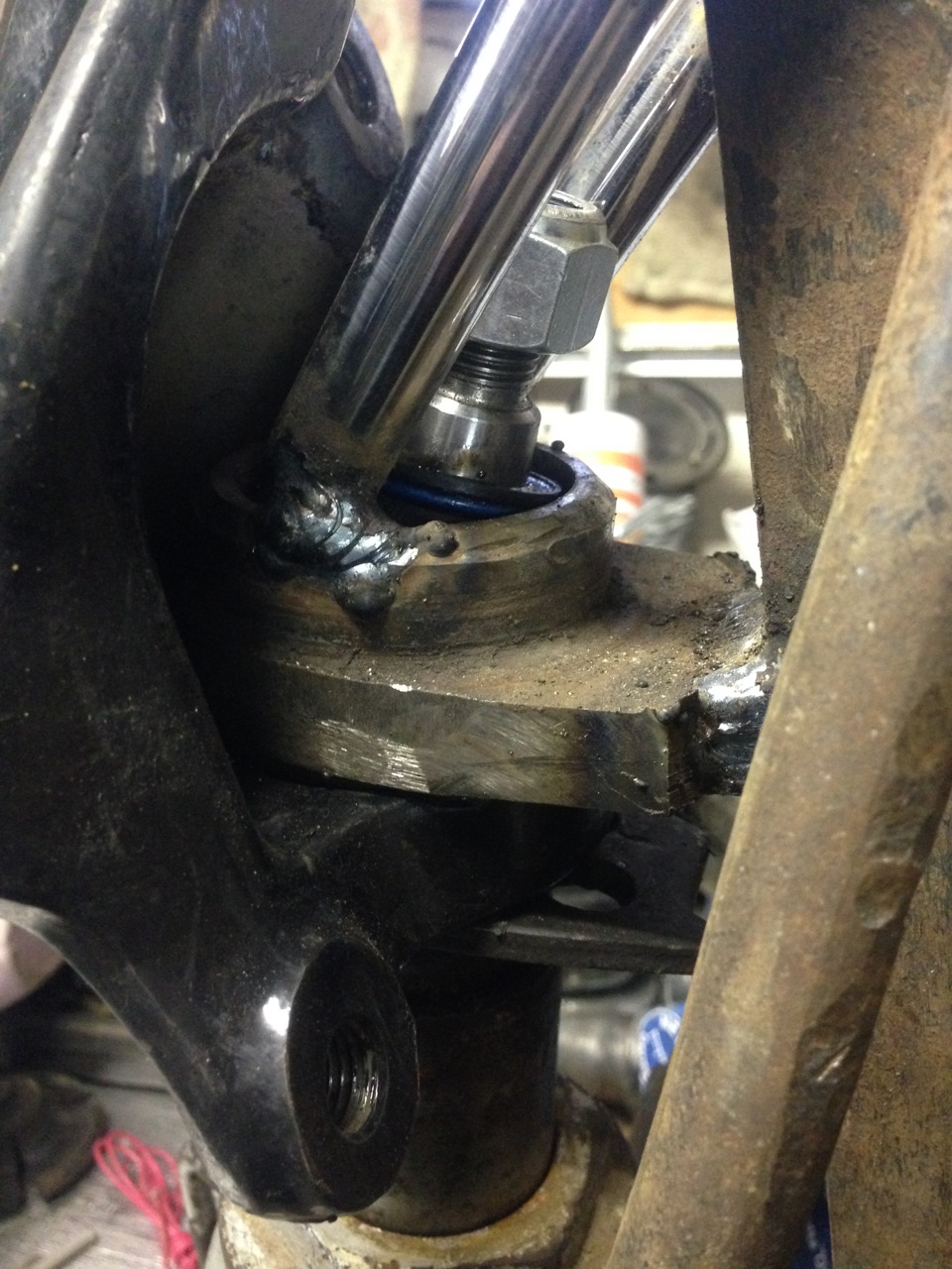 Перепрессовка нижних шаровых — Mercedes-Benz S-Class (W126), 1983 года ...