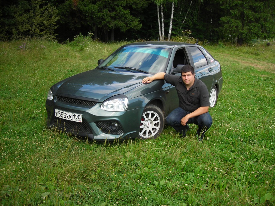 Несколько летних фотографий — Lada Приора хэтчбек, 1,6 л, 2010 года ...