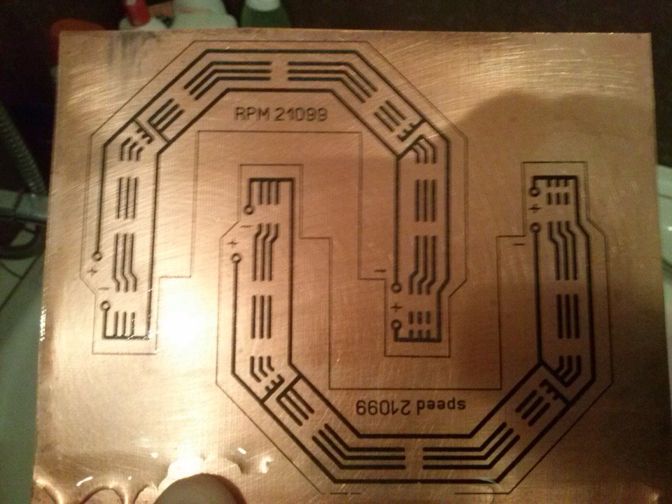Пересвет приборной панели ВАЗ 2110 VDO и изготовление шкал (vol.2 ...