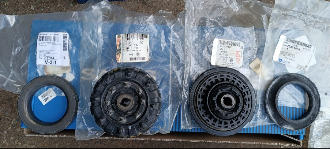 Как заменить передние стойки и установить опорные подшипники (с ...