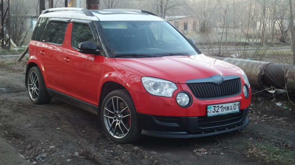 Skoda Yeti матовая пленка