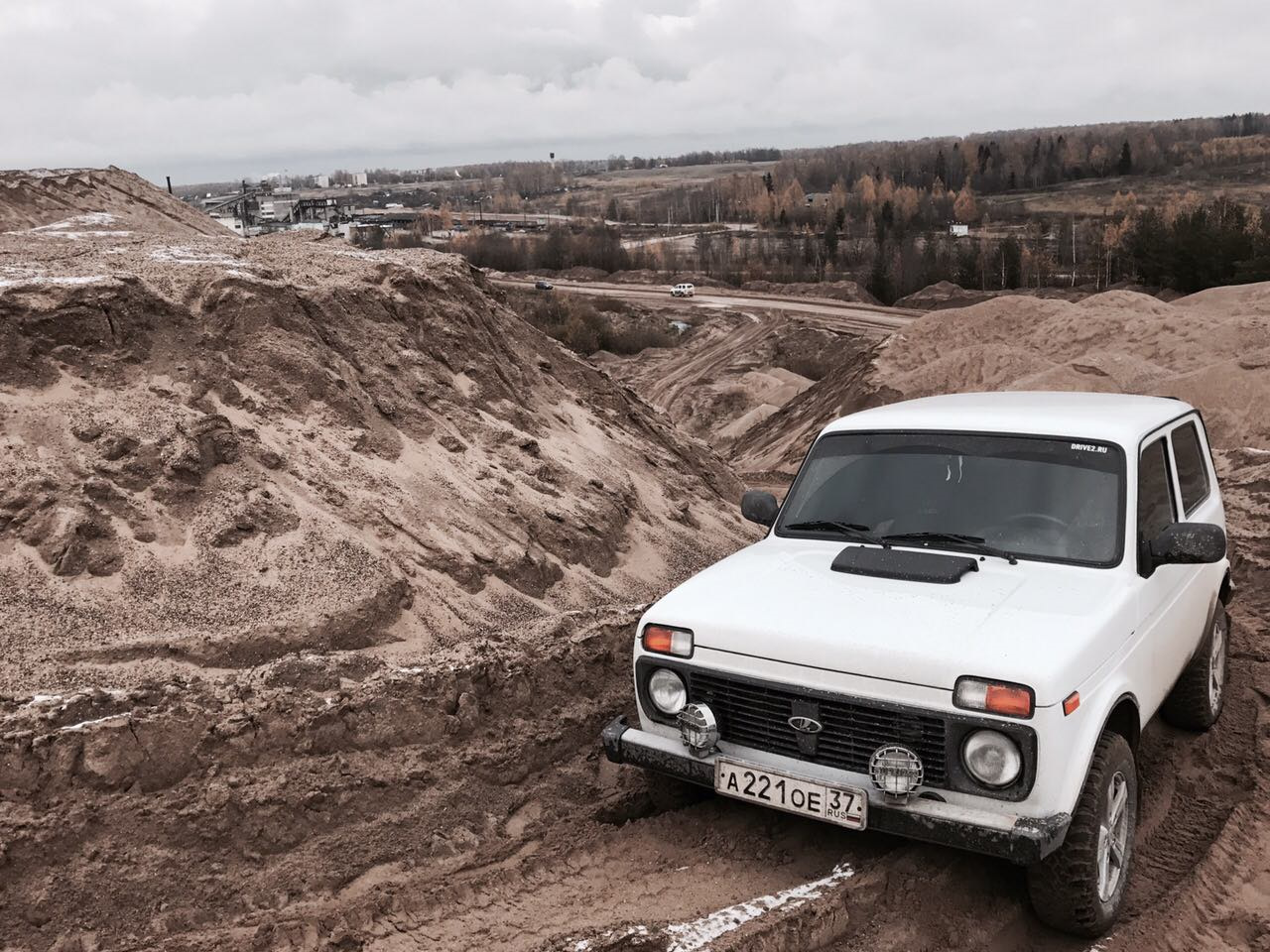 76. Сход-развал+переход на зиму+фото из карьера+фото — Lada 4x4 3D, 1,7 л,  2014 года | плановое ТО | DRIVE2