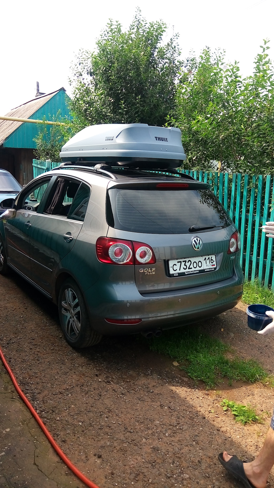 Автобокс — Volkswagen Golf Plus, 1,4 л, 2012 года | аксессуары | DRIVE2