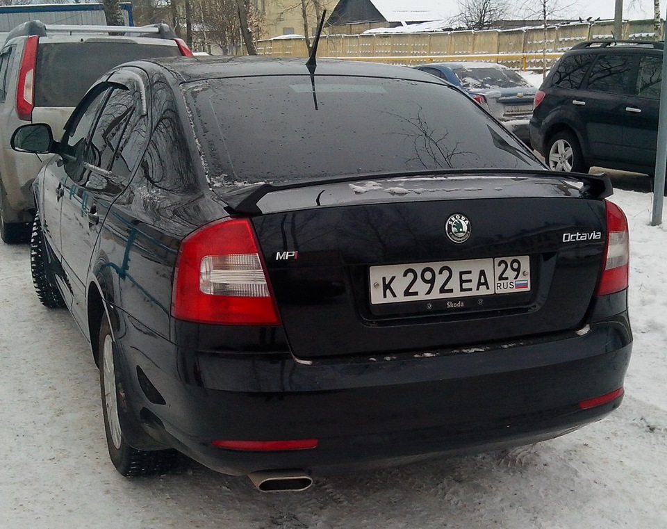 Спойлер RS — Skoda Octavia A5 Mk2, 1,6 л, 2011 года | стайлинг | DRIVE2