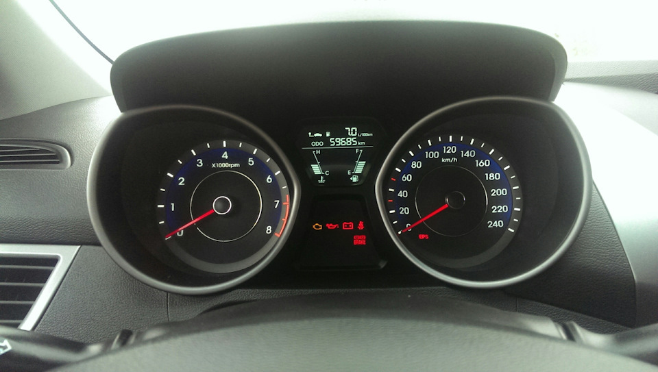 Расход топлива — Hyundai Elantra (5G), 1,6 л, 2012 года | заправка | DRIVE2