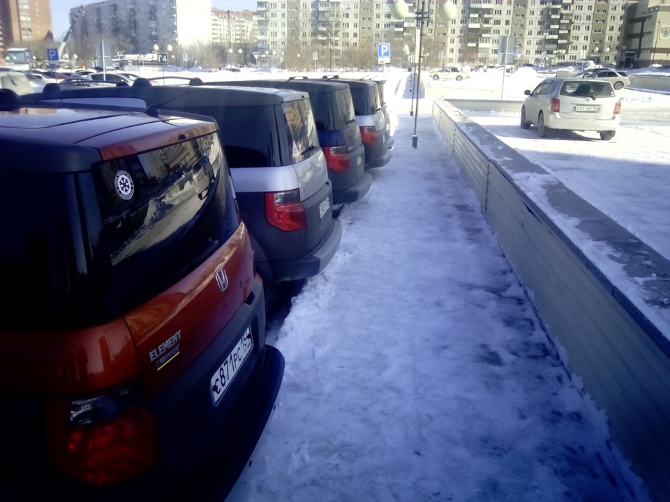 в городе… — Honda Element