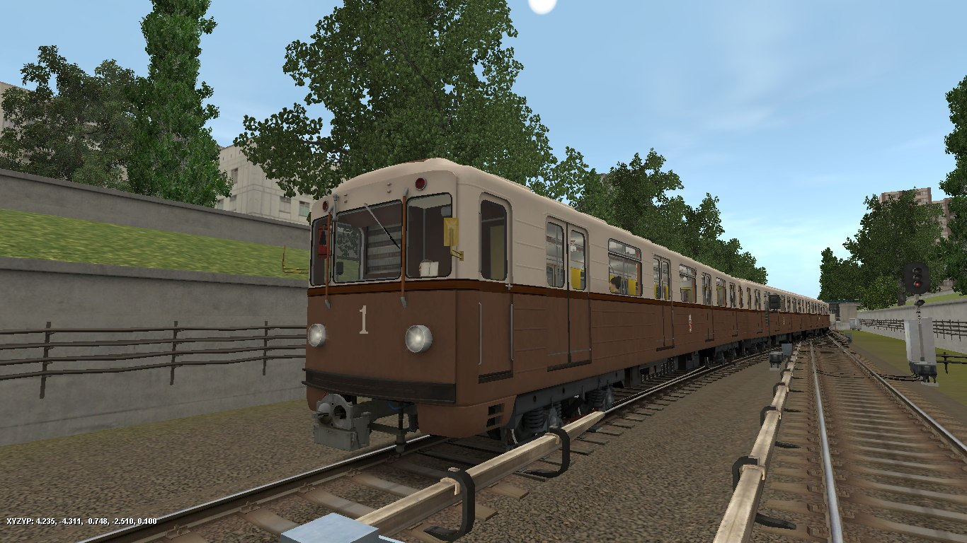 Метровагоны для Trainz