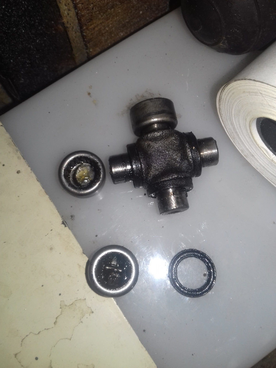 замена токосъемных колец генератора и рулевых крестовин — Lada 21099, 1 ...