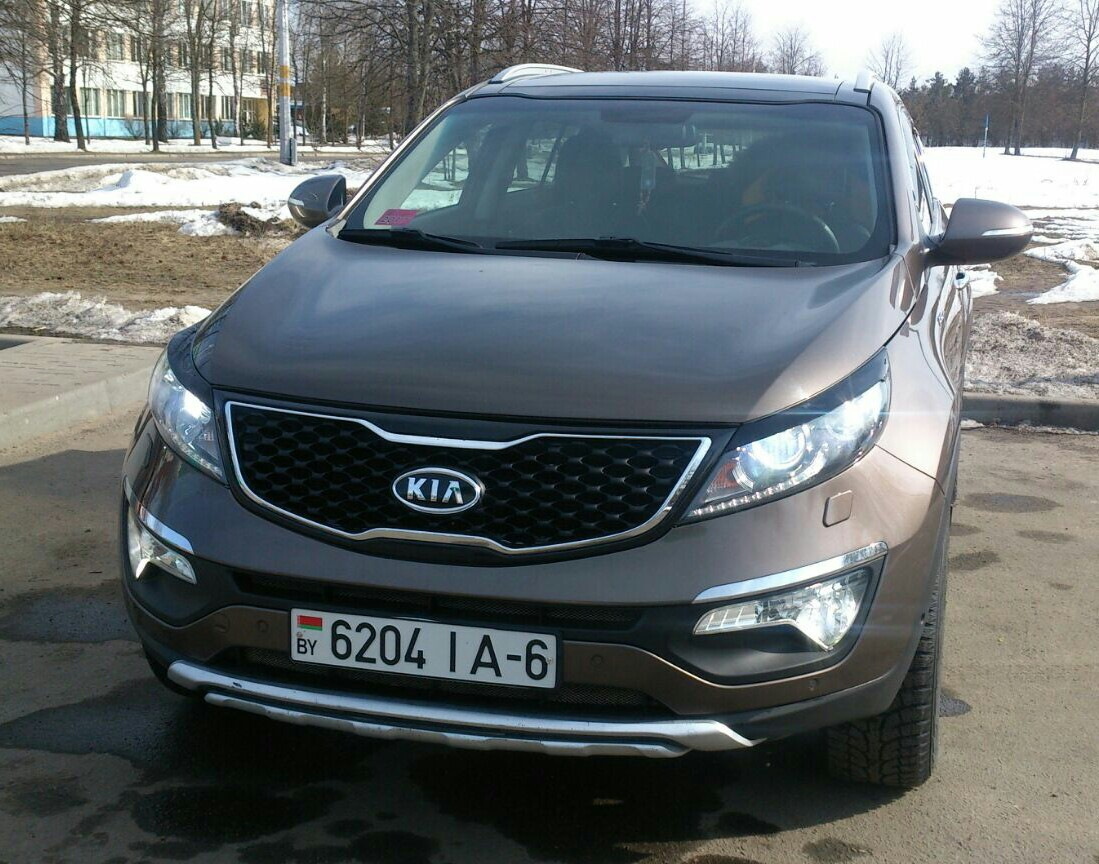 Антигравийные наклейки задних дверей ! — KIA Sportage (3G), 2 л, 2013 года  | расходники | DRIVE2