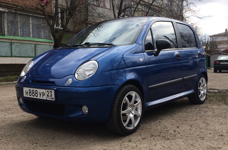 Daewoo Matiz на КРУТЫХ дисках