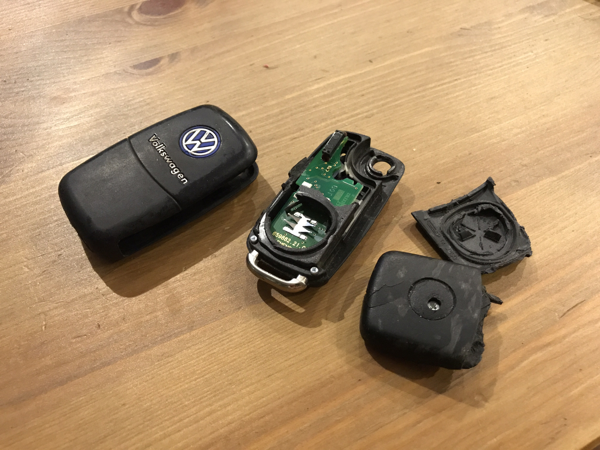 Как разобрать ключ туарег нф Ключ сломался - Volkswagen Touareg (1G), 3,6 л, 2007 года поломка DRIVE2