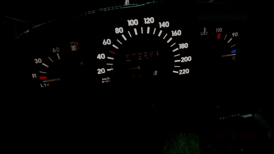 Подсветка приборной панели(Общая + стрелки) — Lada 2107, 1,5 л, 1988 ...