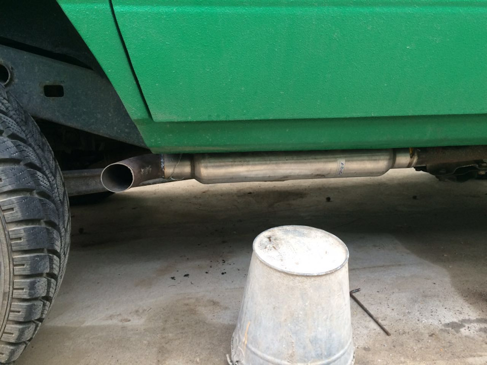 Правильный выхлоп для меня — Toyota Land Cruiser 70, 2,4 л, 1986 года ...