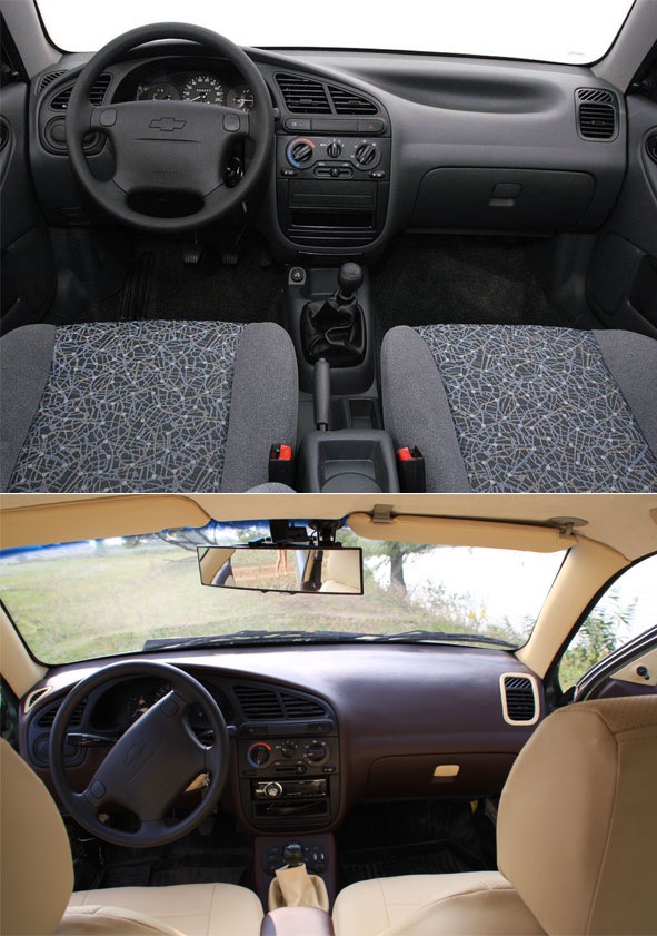 Chevrolet lanos 2008 салон