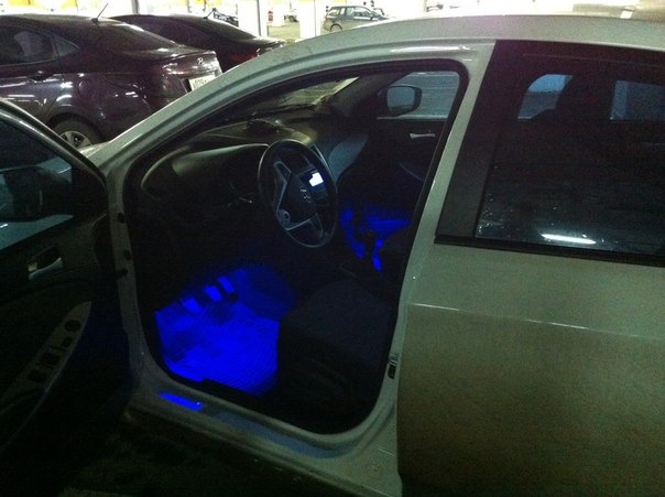 ресничка на фары и сетка на радиаторную решетку — Hyundai Solaris, 1,6 ...