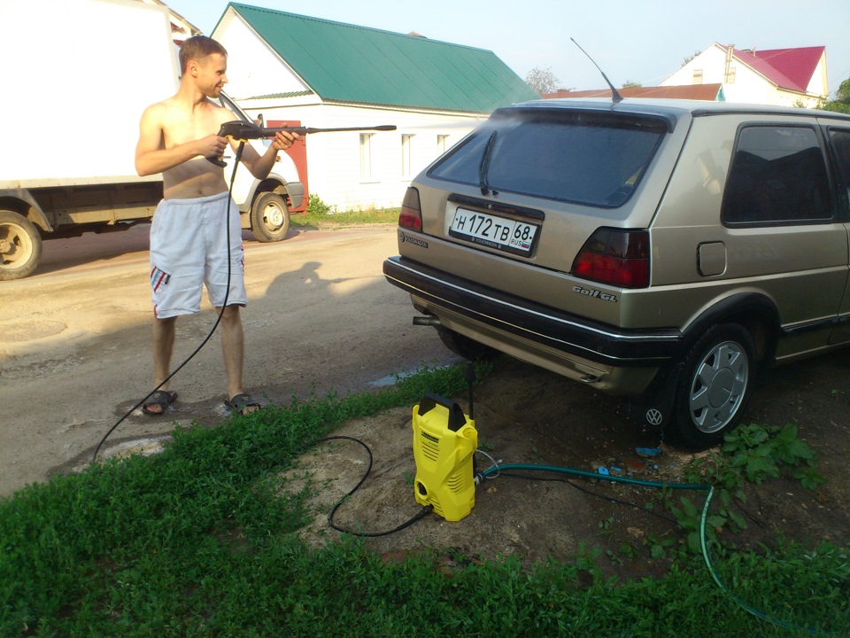 Karcher K2 Compact — Volkswagen Golf Mk2, 1,6 л, 1986 года | аксессуары ...