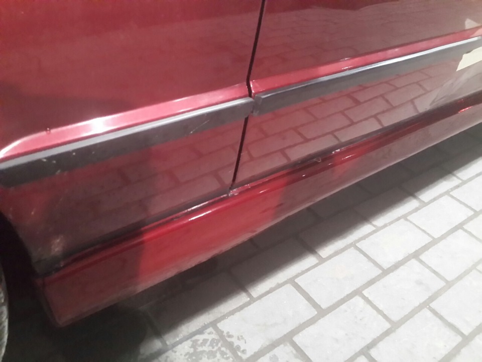 Накладки на пороги… — BMW 5 series Touring (E34), 2,9 л, 1992 года ...