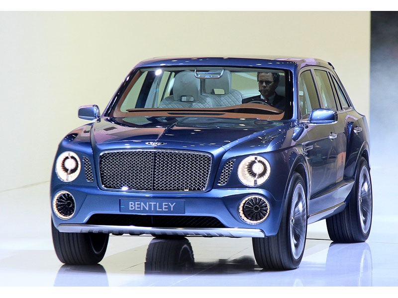 Новый внедорожник Bentley Exp 9f