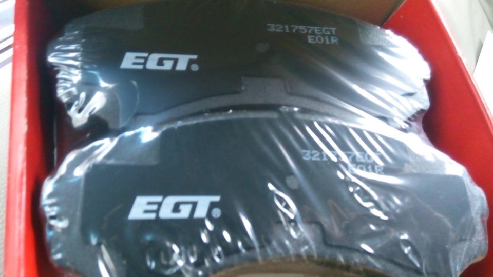Пришли колодки EGT — Mitsubishi Pajero (4G), 3 л, 2008 года | запчасти ...