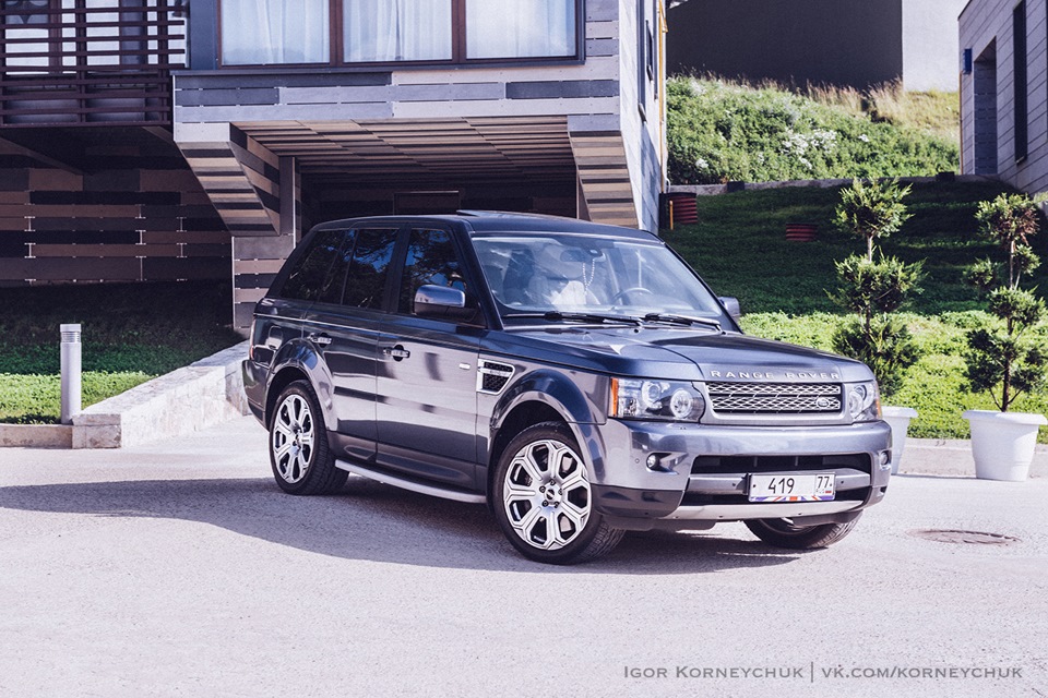 Вертолётная площадка и горы. Сочи — Land Rover Range Rover Sport (1G ...