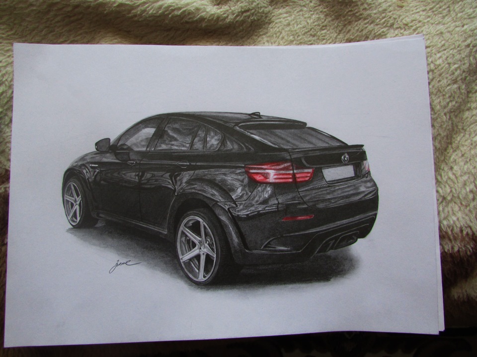 Как нарисовать bmw x6