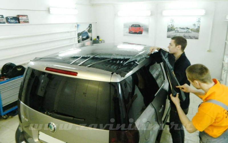 Винил на деталях Skoda Yeti — Zavinilim на DRIVE2