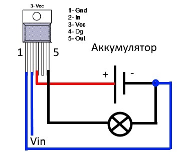 Кт816г схема подключения