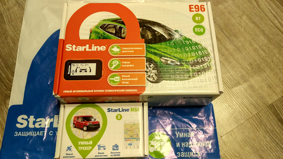 Starline m66s подключение к авто
