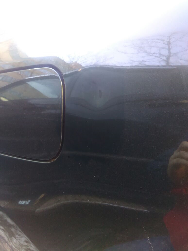 Вытягивание вмятины без покраски — Toyota Crown (S200), 2,5 л, 2009 ...