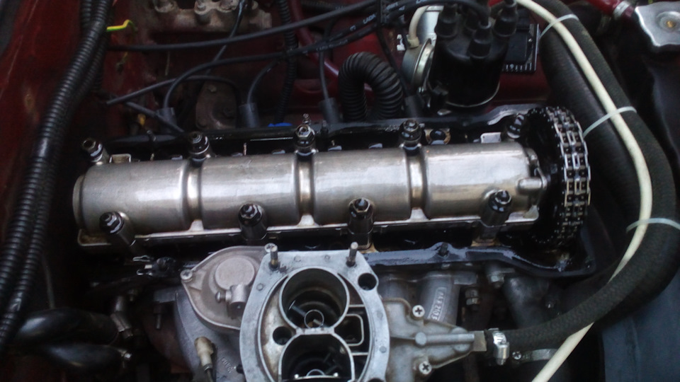 Натяжка цепи ГРМ — Lada 2101, 1,3 л, 1979 года | плановое ТО | DRIVE2