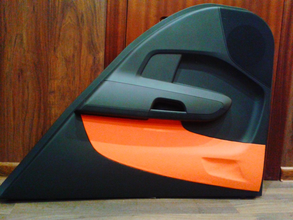 Обшивка салона экокожей — карты задних дверей — Chevrolet Aveo Sedan ...