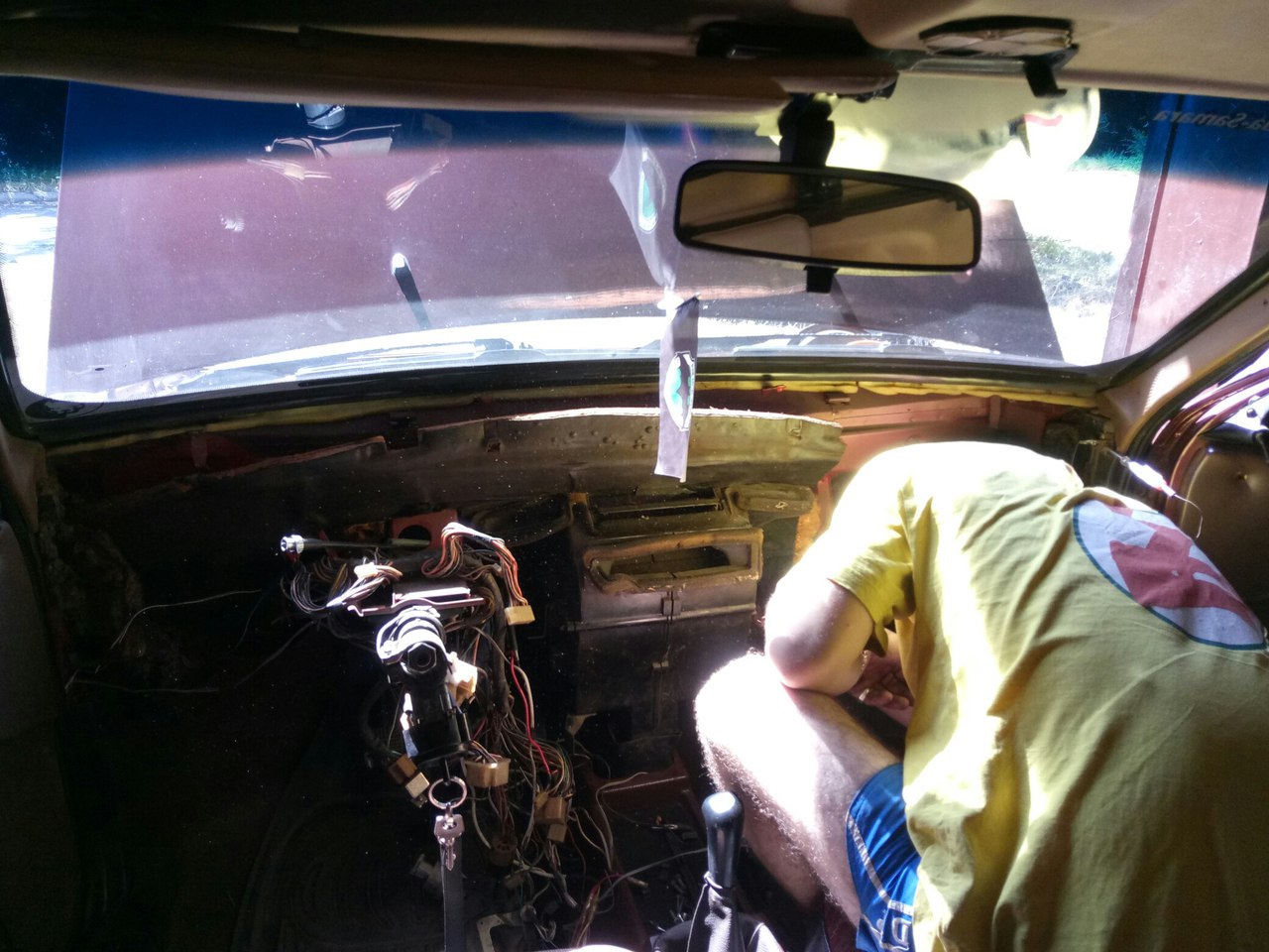 Заслонки печки + чистка — Lada 2109, 1,5 л, 1988 года | своими руками ...