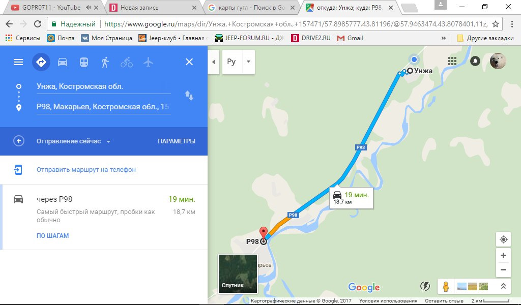 Карта гугл дороги. Гугл карты Тамбов. Гугл карта Муром. Трасса 18 Сириус.