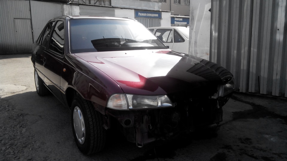 Вакумное выравнивание кузова. — Daewoo Nexia (2G), 1,5 л, 1999 года ...