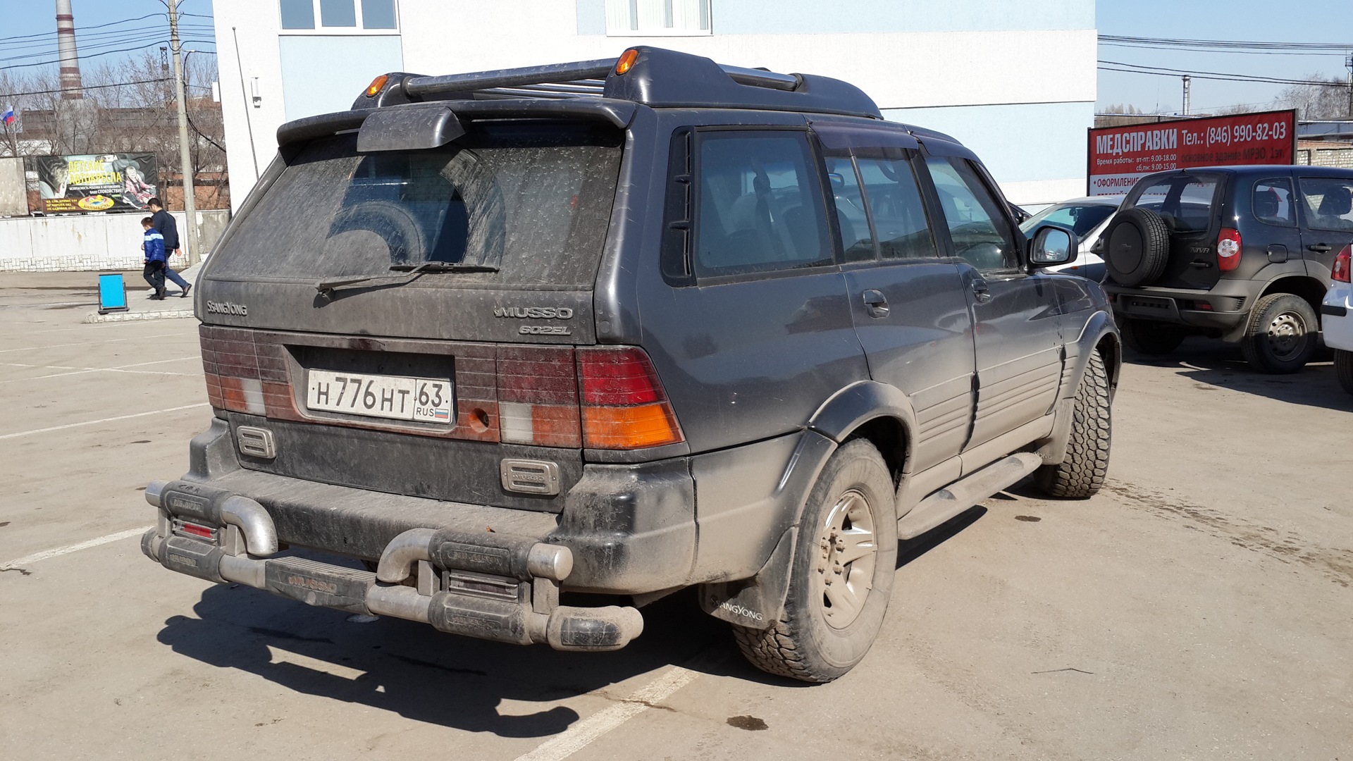 SsangYong Musso 2.9 дизельный 1994 | 2,9 D, ручка, 602EL на DRIVE2