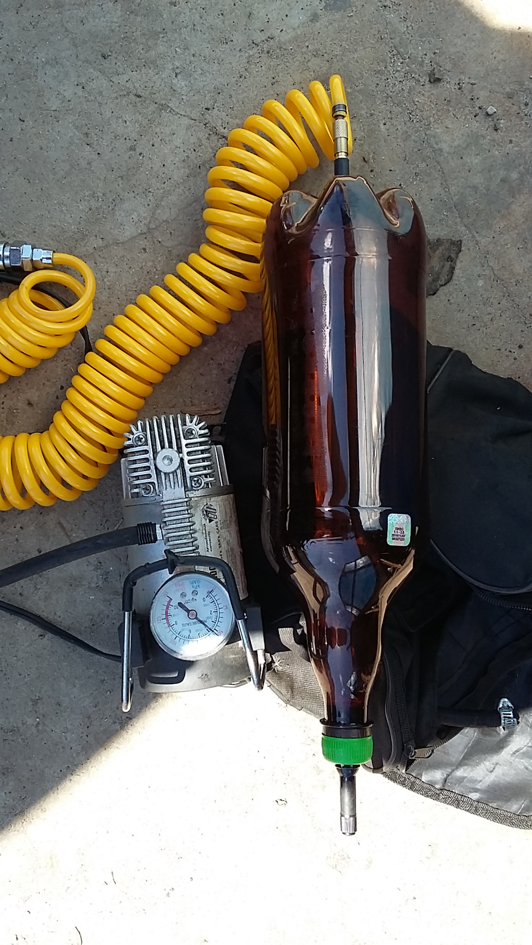 Промывка " Винсом", без снятия форсунок. — Peugeot 406, 1,8 л, 1997 ...