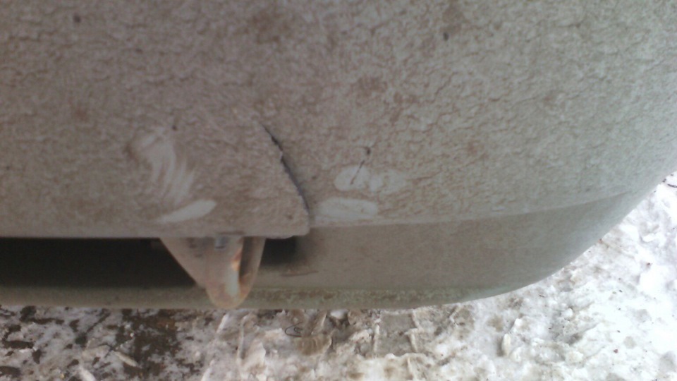 Треснул Бампер. — Lada 21102, 1,5 л, 2002 года | ДТП | DRIVE2