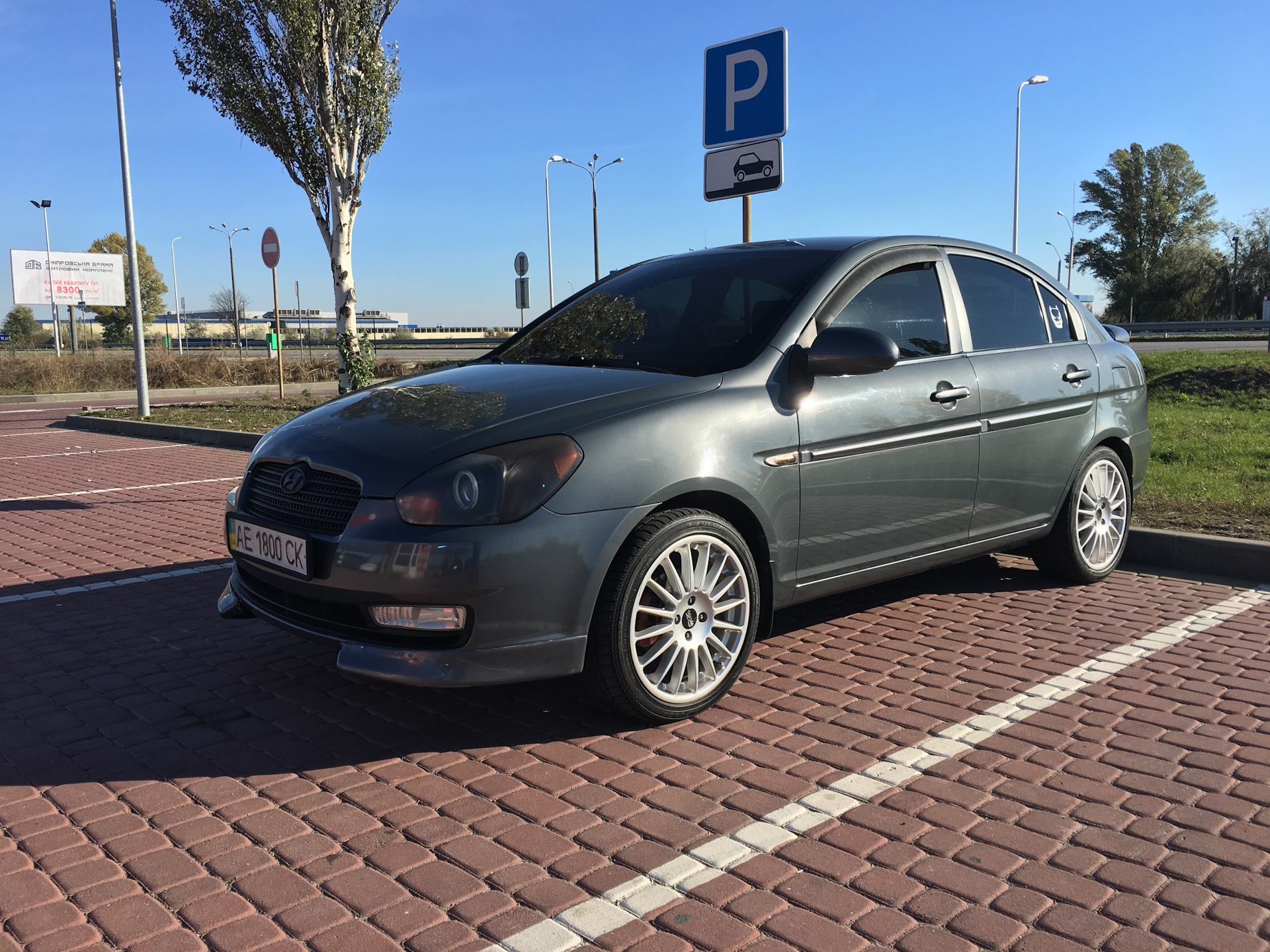 Диски R17 — Hyundai Accent (3G), 1,5 л, 2008 года | колёсные диски | DRIVE2