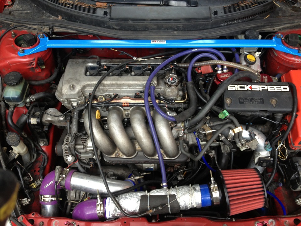 компрессор SC-14 на мотор 1zz - Toyota Celica, 1.8 л., 2004 года на DRIVE2.