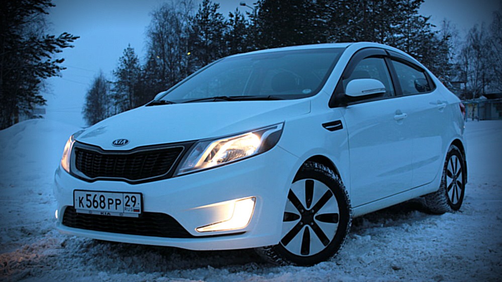 Kia Rio 2013 свет